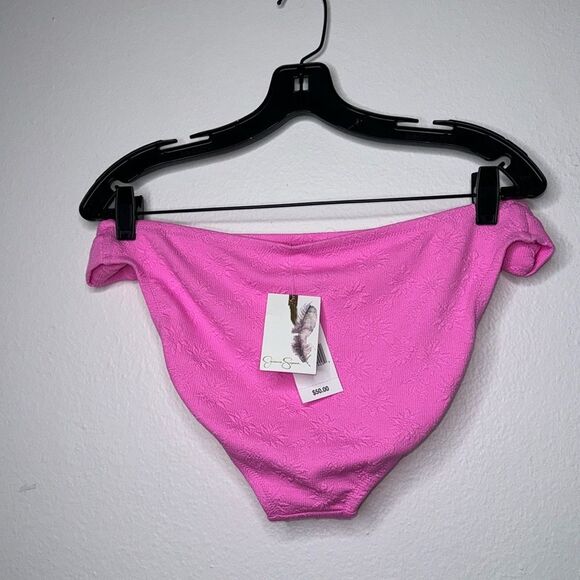 JESSICA SIMPSON Women's Sweet Daisy Twisted Tab Hipster Bikini Bottoms Size XL - Picture 3 of 6